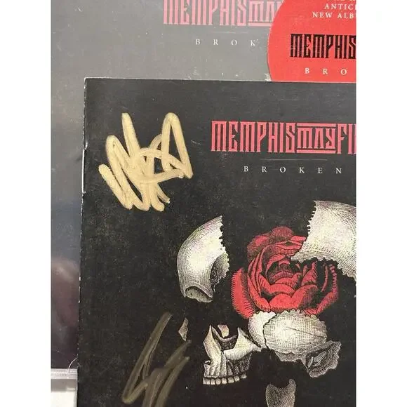 Memphis May Fire Broken CD SIGNED AUTOGRAPHED #2